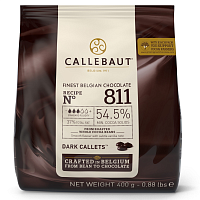 Шоколад темный Callebaut 54,5% 400 гр