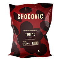 Шоколад горький Chocovic ТОМАС 72,1% 1 кг