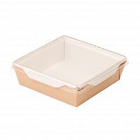 Коробка 150*150*50 с прозрачной крышкой OpSalad 900 