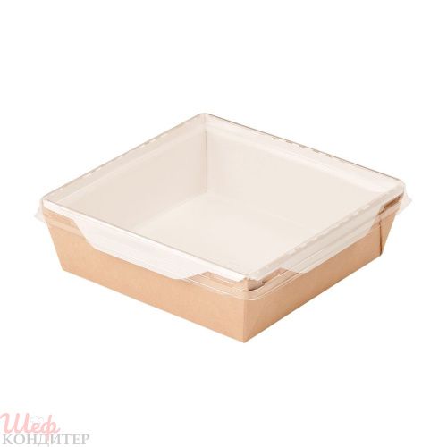 Коробка 150*150*50 с прозрачной крышкой OpSalad 900 