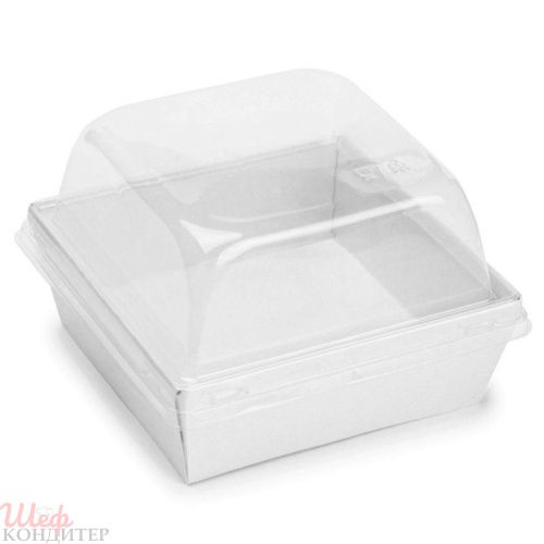 Коробка с купольной крышкой 165*165*56 SmartPack 900 белая