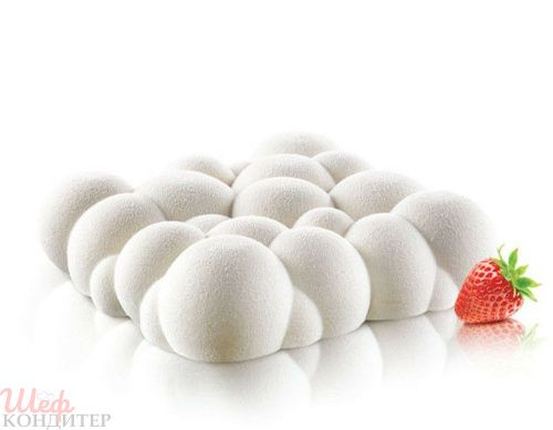 CLOUD. Форма силик.ПУЗЫРЬКИ белая 