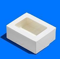 Коробка 100*80*40 с окном белый TABOX PRO 300