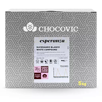 Глазурь белая Chocovic ЭСПЕРАНСА 5кг 