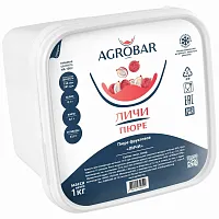 ПЮРЕ фруктовое ЛИЧИ с/м 1 кг Агробар