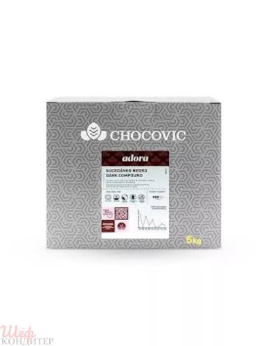Глазурь темная Chocovic АДОРА 5кг Q1
