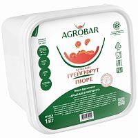 ПЮРЕ фруктовое ГРЕЙПФРУТ КРАСНЫЙ  с/м 1 кг "Агробар"