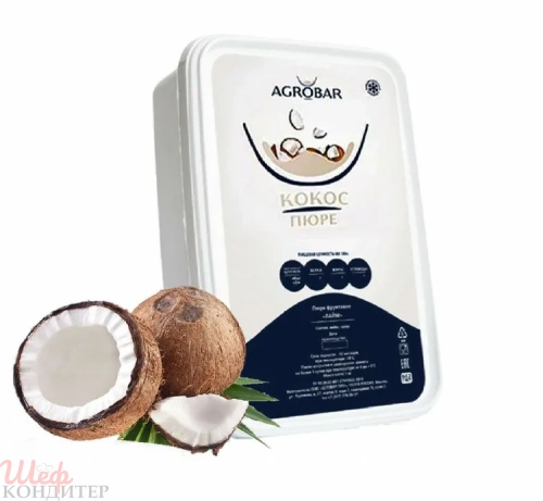 ПЮРЕ фруктовое КОКОС с/м 250гр "Агробар"