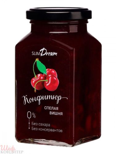Конфитюр из Вишни 300 гр. без сахара "Slim Dream"