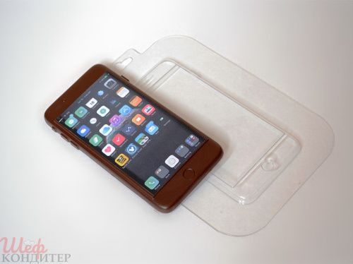 Форма для шоколада "Плитка iPhone" 157x80x8.5 мм Форма для шоколада "Плитка iPhone" 157x80x8.5 мм