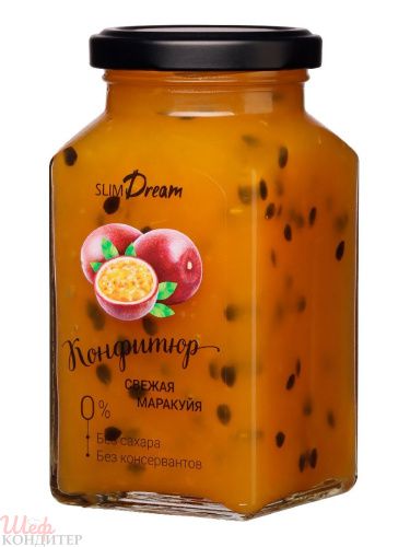 Конфитюр из Маракуйи 300 гр.без сахара "Slim Dream" 