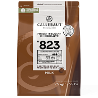 Шоколад молочный Callebaut 33,6% 2,5 кг.