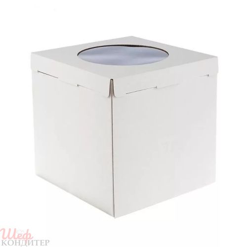 Коробка для торта 400*400*350 с окном