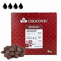 Шоколад темный Chocovic Francisco 55,1% 5 кг 