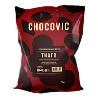 Шоколад темный Chocovic ТИАГО 54,5% 1 кг