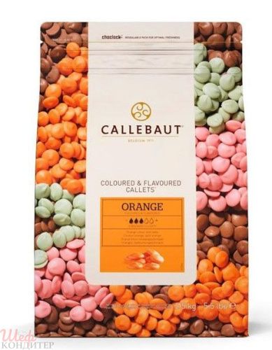 Шоколад со вкусом апельсина Callebaut 2,5кг