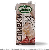 Сливки ЭLAKTO 33% 1л ГОСТ 