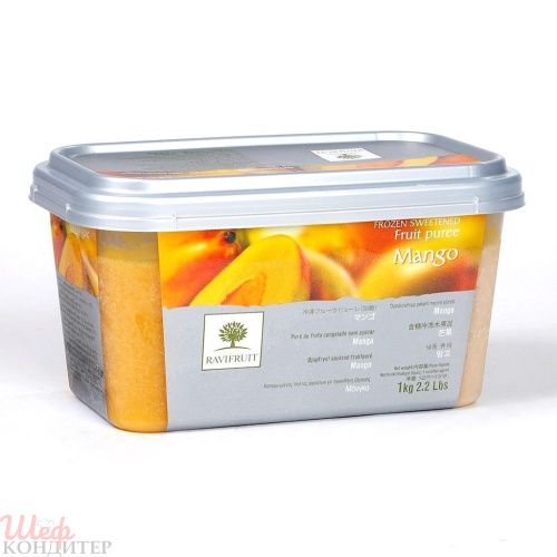 Пюре из Манго 1кг с/м 10% сахара Ravifrut Франция 