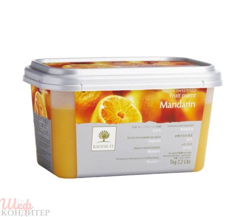 Пюре из Мандарин 1кг с/м 10% сахара Ravifrut Франция 