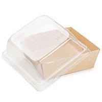 Коробка с купольной крышкой 165*165*56 SmartPack 900 крафт