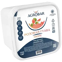 ПЮРЕ фруктовое ГУАВА розовая с/м 1 кг "Агробар"