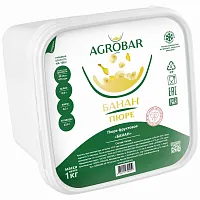 ПЮРЕ фруктовое БАНАН с/м 1 кг "Агробар"