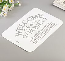 Трафарет  WELCOME  22х31см.