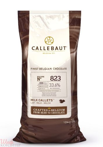 Шоколад молочный Callebaut 33,6% 10 кг.