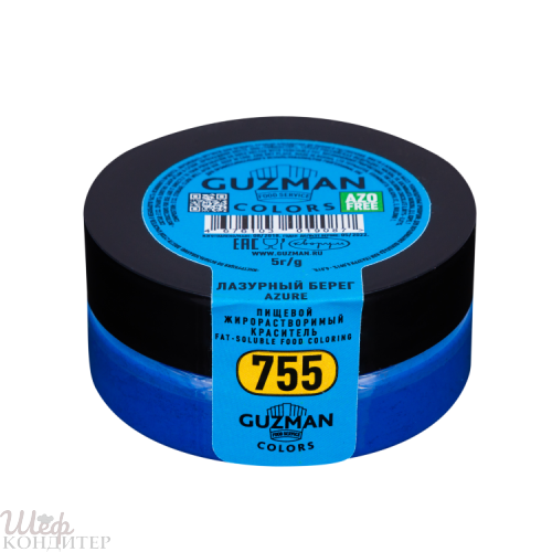 Краситель жирорастворимый Лазурный берег 5г GUZMAN Краситель жирорастворимый Лазурный берег 5г GUZMAN
