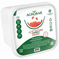 ПЮРЕ фруктовое КРАСНЫЙ АПЕЛЬСИН с/м 1 кг "Агробар"