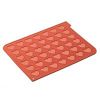 MAC03. Коврик силикон.МАКАРУНС сердце 