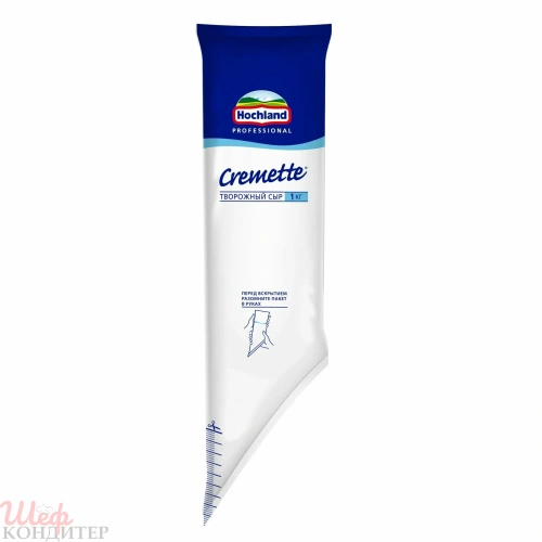 Сыр творожный "CREMETTE" 1 кг 65%  Hohland 